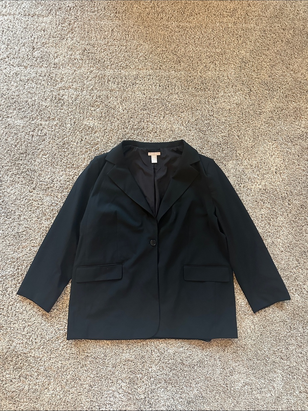 H&M Black Single-Button Women's Blazer